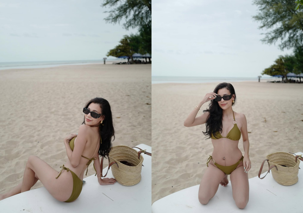 เตย กัญญกร นางร้ายสายกรี๊ด นุ่งบิกินี่ตัวจิ่ว อวดหุ่นแซ่บ ! ในวัย 37 ปี หัวหินฮอตฉ่า